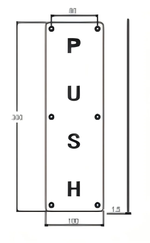 VIRTUES SP0005 Push & pull plates