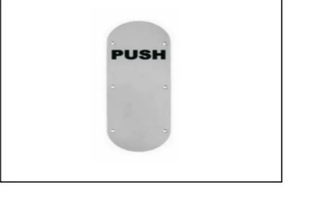 VIRTUES SP0007 Push & pull plates